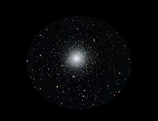 A globular cluster - thousands of stars held together by gravity in a small space.