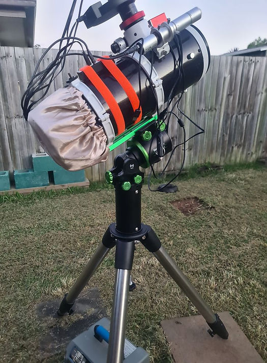 First light with the Wave 100i. Mounted is my Quattro 150P, Filter Wheel, and ASI533MM Pro.