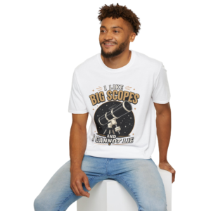 I Like Big Scopes | Unisex Graphic Astrophotography Tee